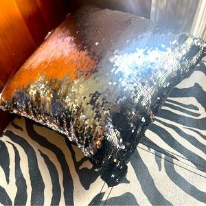 Sequin mini pillow